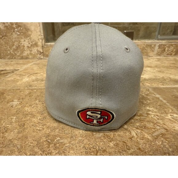 San Francisco 49ers New Era 39Thirty Red/Gray/Black Stretch Fit Hat Medium-Large - Picture 3 of 8